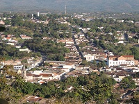 Goias e Serra Dourada vistas do Morro das Lajes Goias e Serra Dourada vistas do Morro das Lajes