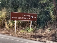Via Sacra Goiás - Placa Via Sacra Goiás - Placa